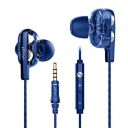 PTron Boom Ultima 4D Dual Driver, in-Ear Gaming Wired Headphones - (Dark Blue)...
