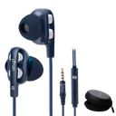 pTron Boom3 Ultima 4D Dual Driver in-Ear Wired Headphones with Mic...