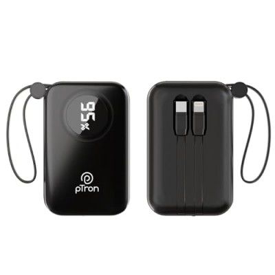 pTron Dynamo Electra 10000mAh 22.5W Nano Power Bank (Black)