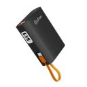 pTron Dynamo Rush 10000mAh 22.5W Nano Power Bank, Built-in Type C Cable, 2 Output Ports & BIS Certified (Black)...