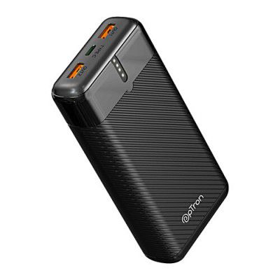 Bigbasket Loot : pTron Dynamo Surge Power Bank - 20000mAh, 22.5W, Supports VOOC/Wrap/Dash Charging, Black, 1 pc