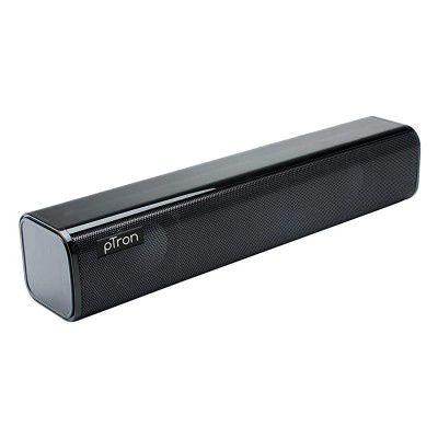 pTron Fusion Evo 10W Wireless Bluetooth 5.0 Mini Soundbar (Black)
