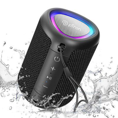 pTron Fusion Mount Mini 12W Bluetooth Speaker (Black)