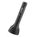 pTron Fusion Sing 5W Wireless Karaoke Mic with 12Hrs Playtime, Record Songs, Lightweight Handheld Design, Aux Play/mSD Play/USB Play & Media Controls (Piano Black)...