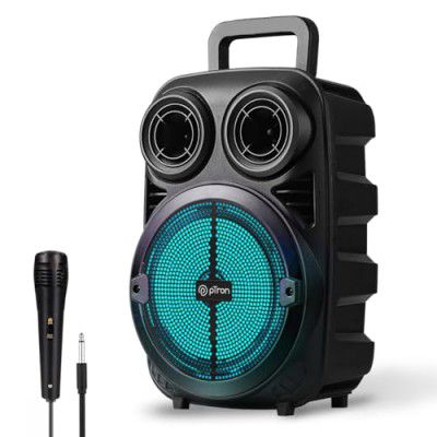 pTron Fusion Stage 20W Bluetooth Party Speaker with Wired Karaoke Mic