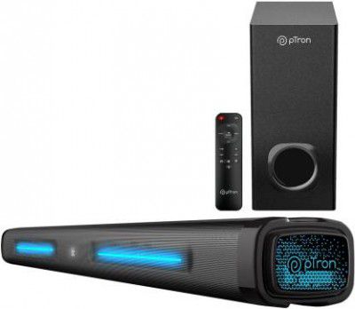 PTron Jazz Pro X1 240 W Bluetooth Soundbar  (Black, 2.1 Channel)