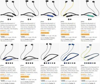 pTron Neckband Starts ₹399