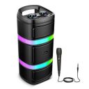 pTron Fusion Quad 40W Karaoke Bluetooth Party Speaker (Black)...