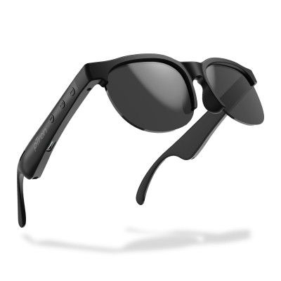 pTron Orbis Neo Smart Glasses w/Bluetooth V5.4, Open Ear Music  (Black)