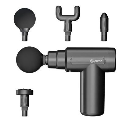 pTron Revivo Z1 Deep Tissue Massage Gun for Muscles Pain Relief,
