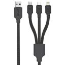 pTron Solero 331 3.4Amps Multifunction Fast Charging Cable, 3-in-1 USB Cable Micro USB/Type-C/iOS...