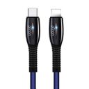 pTron Solero Evo 2.4A Type-C to iOS Device Data & Fast Charging Cable, 480Mbps Data Sync, Strong & Durable 1.2 Meter Long USB Cable for Smartphone - (Blue)...
