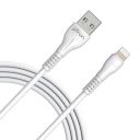 pTron Solero I241 2.4 A Fast Charging 1m USB to Lightning Charging Cable, 480 Mbps (White)...
