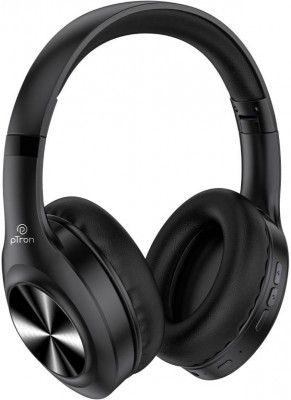 PTron Studio Pro w/ 65 Hrs Playback, Clear Calls, 45ms Game Mode, Soft Padded Earcups Bluetooth (Black, On the Ear)