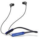 pTron Tangent Duo Bluetooth 5.2 Wireless Earphones (Black/Blue)...