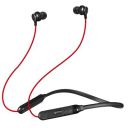 pTron Tangent Duo Bluetooth 5.2 Wireless in-Ear Headphones (Red/Black)...