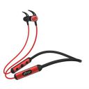pTron Tangent Plus v2 In-Ear Wireless Earphones with Mic, 18 Hrs Music with Mega Bass, Bluetooth 5.0 Neckband, Lightweight, Voice Assistant,Type-C Fast Charging, IPX4 Water Resistant (Jet Black & Red)...