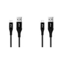 pTron USB-A to Micro USB 3A Fast Charging Cable, 480mbps Data Transfer Speed, Solero MB301 Tangle-Free USB Cable (Nylon Braided, 1.5M, Black)...
