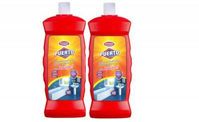 Puerto Bathroom Cleaner - 1 Ltr (Pack of 2)
