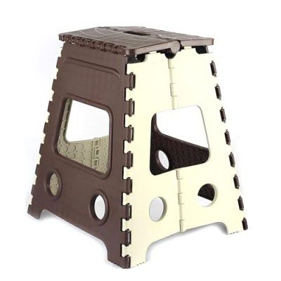 PulGos 18-Inch Super Strong Folding Step Stool for Adults