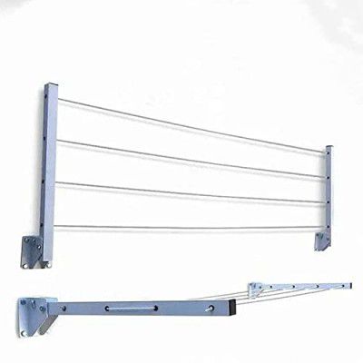 PulGos Wall Mount Cloth Drying Stand, Foldable Cloth Drying Stand