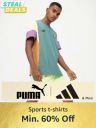[Puma, Adidas & More] Sports T-shirts @ Minimum 60% Off...
