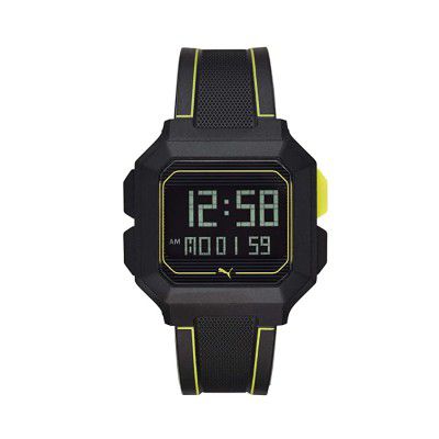 Puma Digital Black Dial Mens Watch-P5024