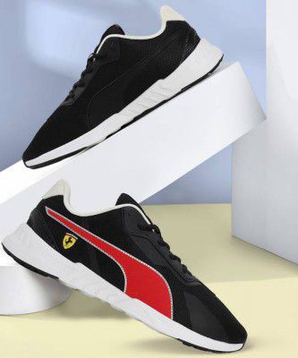 PUMA Ferrari Tiburion Sneakers For Men (Black , 6)