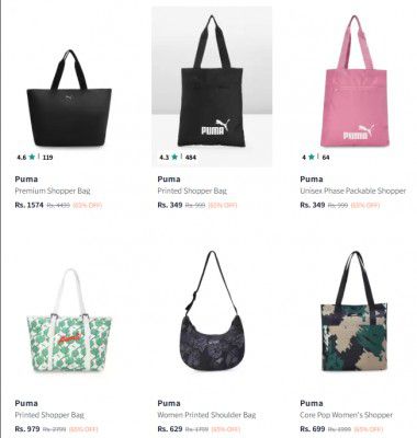 Puma Handbags upto 65% off