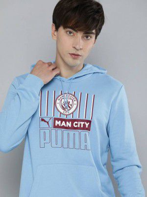 PUMA  Men Full Sleeve Printed Hooded Sweatshirt
