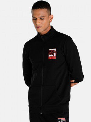 Puma Men Sporty Jacket with Patchwork