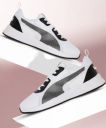 PUMA Men White Black Colourblocked IDP Sneakers Sneakers For Men (Black)...