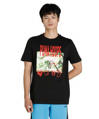 Puma Men's Cotton Regular Fit T-Shirt