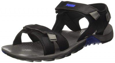 Puma mens Force Idp Dark Shadow-puma Black Thong Sandals