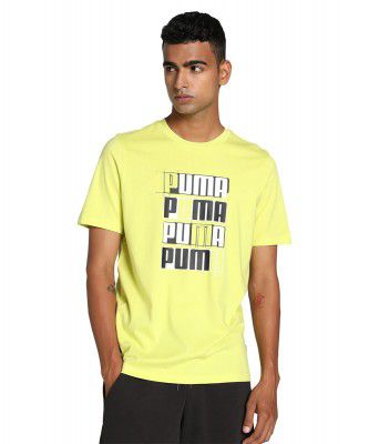Puma Men's Printed Regular Fit T-Shirt