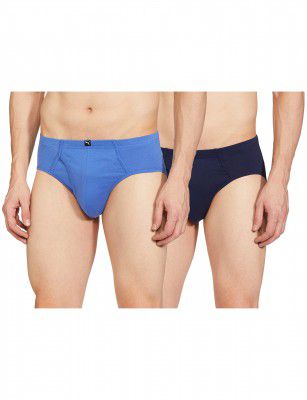 Puma Mens Stretch Brief Plain- Pack of 2