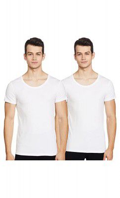 Puma Mens Stretch Crew Vest 02-Pk of 2 Regular Underwear