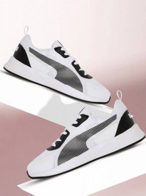 Puma Men White Black Colourblocked IDP Sneakers Sneakers For Men  (Black , 9)