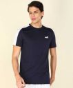 PUMA Solid Men Round Neck Blue T-Shirt...