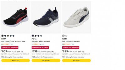 Puma Sports Shoes 85% Off