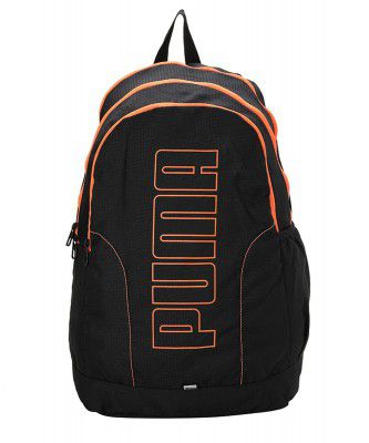 Puma , Unisex-Adult, Core 4 Compartment Laptop Backpack, Black