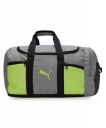 Puma Unisex-Adult Core Duffle Bag, Gray Fog-Electric Lime (9111203)...