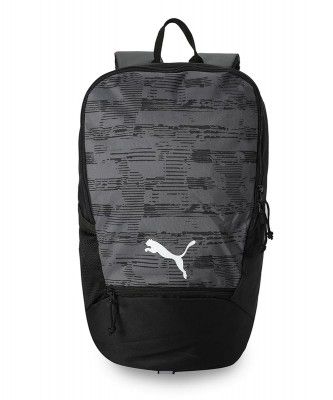 Puma ,Unisex-Adult, individualRISE Backpack, Black-Asphalt, (9226601)