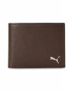 Puma Unisex-Adult Leather Plain Wallet, Brown Mushroom (9105802)...