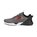 Puma Unisex-Adult Retaliate 2 Castlerock-Black-High Risk Red Running Shoe - 7UK (37667613)...