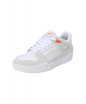 Puma Unisex-Adult Slipstream Pop White-Warm White-Rickie Orange Sneaker - 11 UK (39200301)