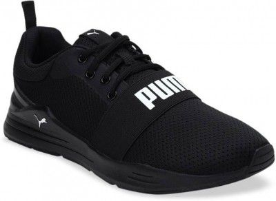 PUMA  Wired Run Training & Gym Shoes For Men  (Black)