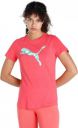 PUMA  WMN Graphic Tee II Women Printed Round Neck Cotton Blend Pink T-Shirt...