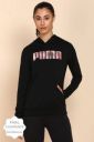 PUMA Women Full Sleeve Printed Hooded Sweatshirt...