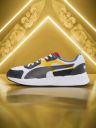 PumaMen White & Black Colourblocked IDP Sneakers...